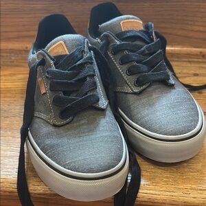 Vans Gray and Black Sneakers Low-top Lace-up